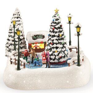 2024 Teleflora Thomas Kinkade Christmas Collectible "Oh What Fun"
